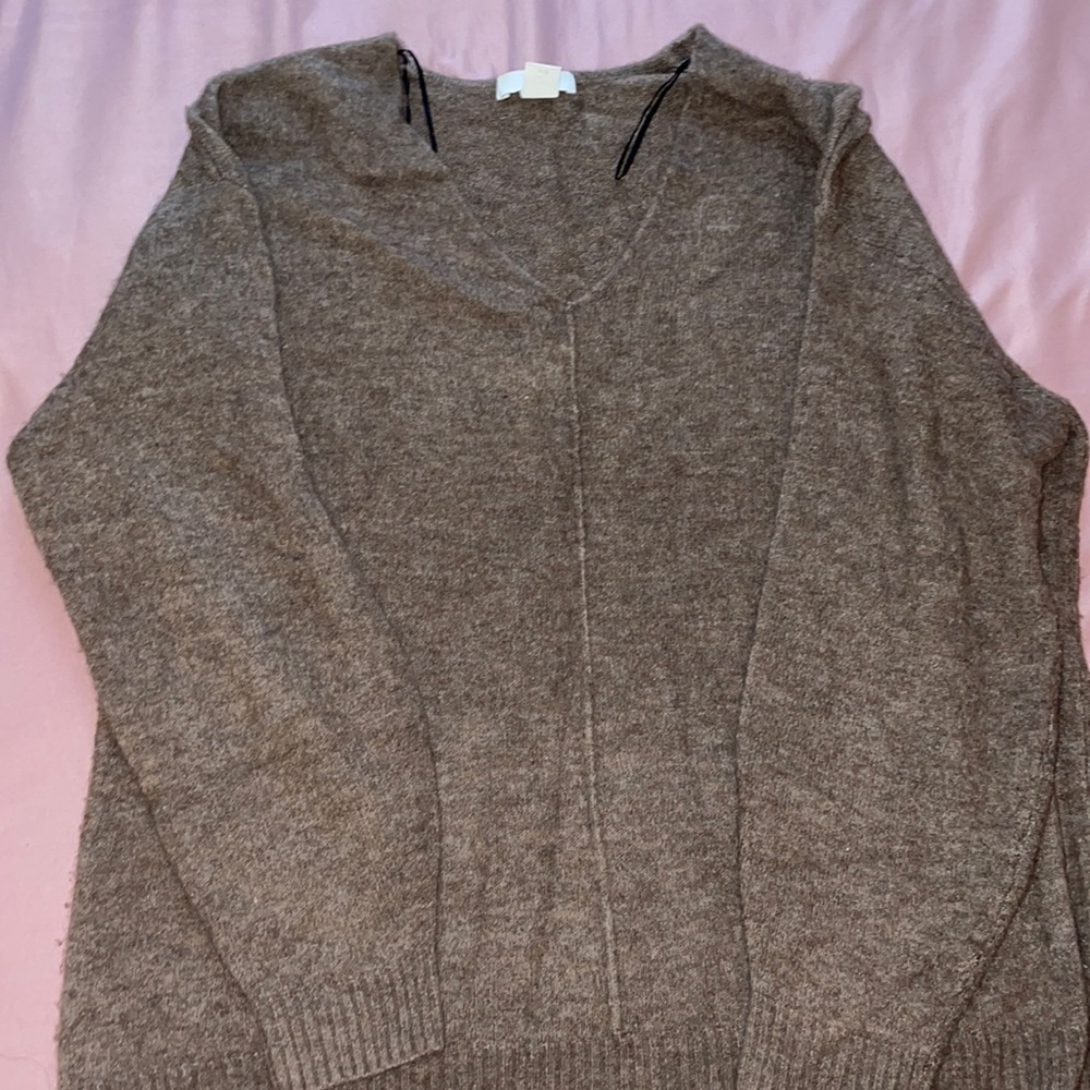 H&M brown loose sweater